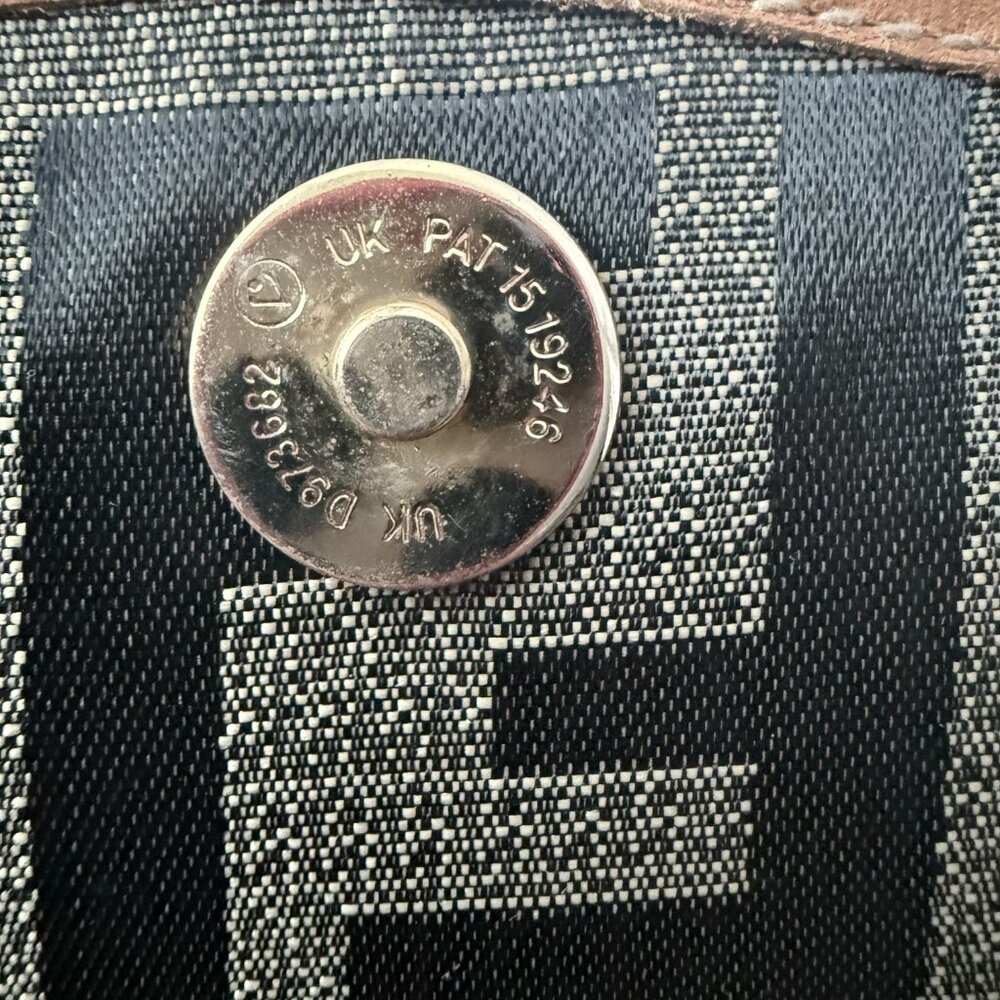 Vintage Zucca Print Saddle Bag | Monogram Logo 90s Style - Picture 6 of 13